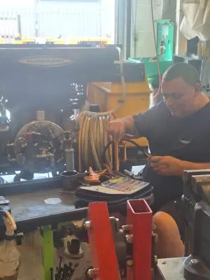 Carl in the Service Department Flowplant Servicing & Repairs