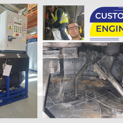 Images showing a recent Flowplant project