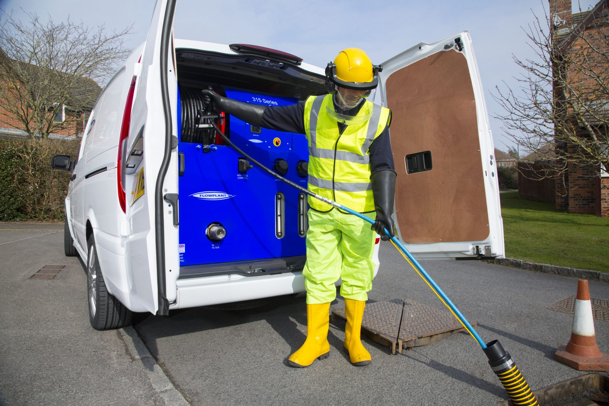 Flowplant van pack jetter