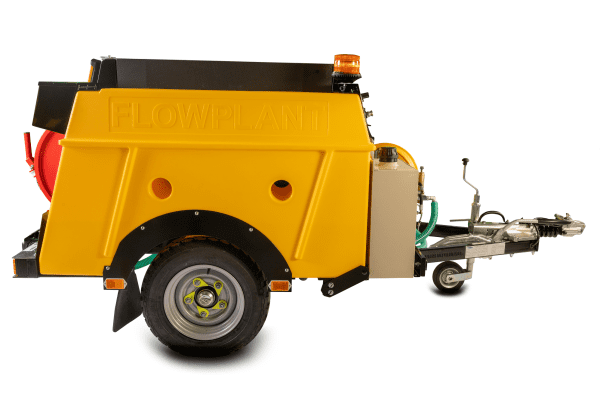 280 bar trailer jetter side