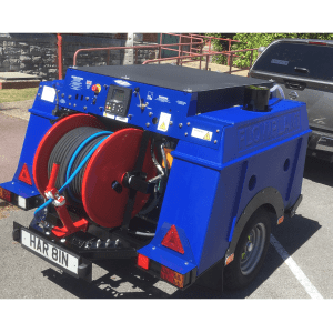 Flowplant DTK 3000 psi trailer drain jetter