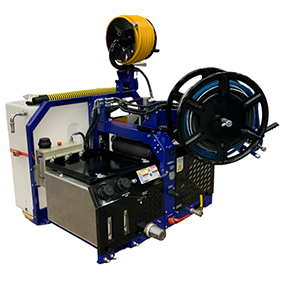 Cut out image of an Eco Pro 3000 van pack with pivot hose reel