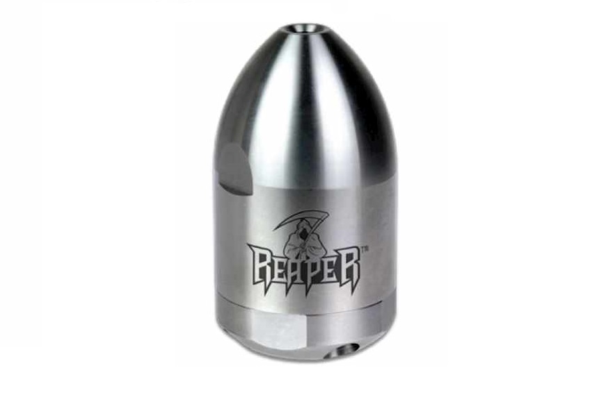 Reaper RS830 drain cleaning nozzle