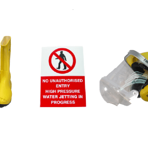 Water jetting PPE selection