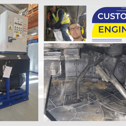 Images showing a recent Flowplant project