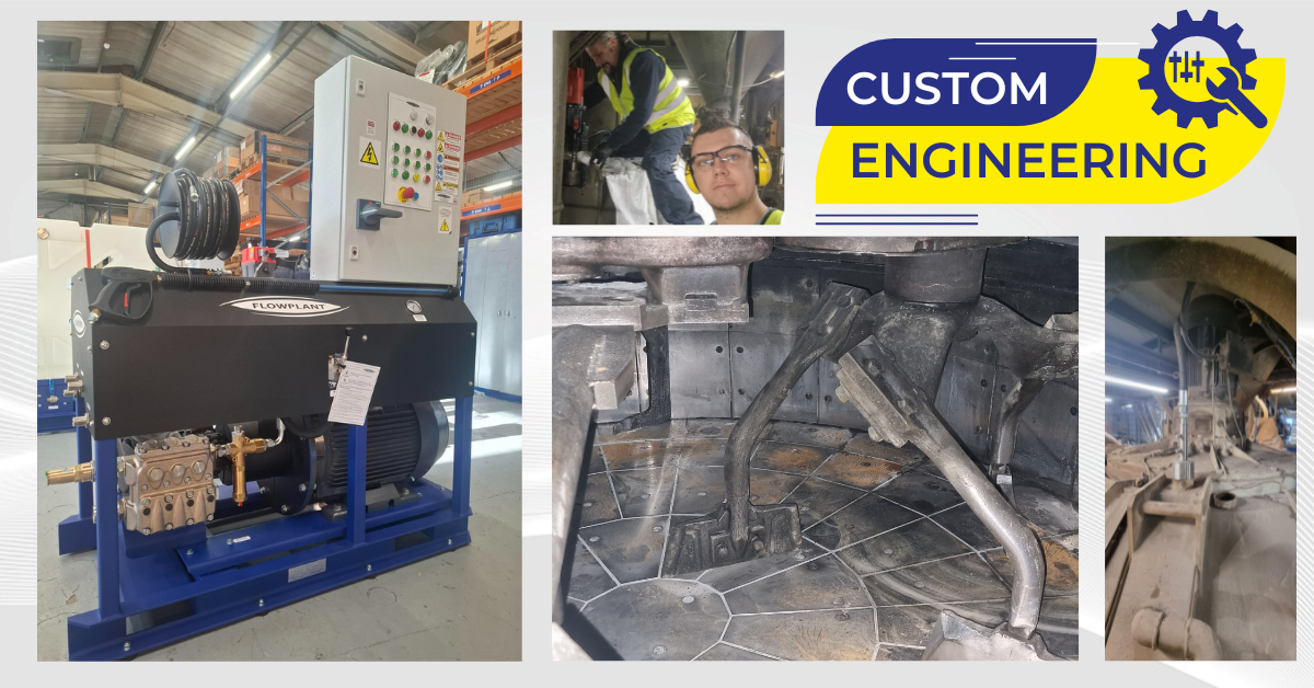 Images showing a recent Flowplant project